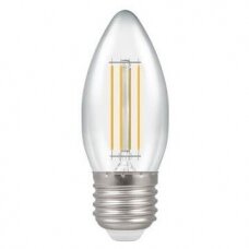 LED Lemputė E27 C37 filament bulb 4W WW