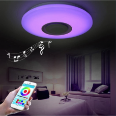 LED RGB Šviestuvas Muzikinis + Bluetooth